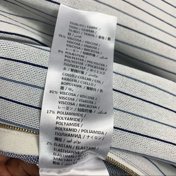 Stella Mc Cartney Pinstriped Stretch knit track jacket - Picture 12 of 16